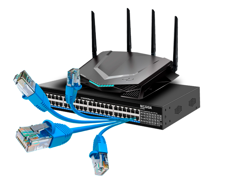 Instalación y soporte de redes de datos en Bogotá - router, switch y cableado estructurado para empresas